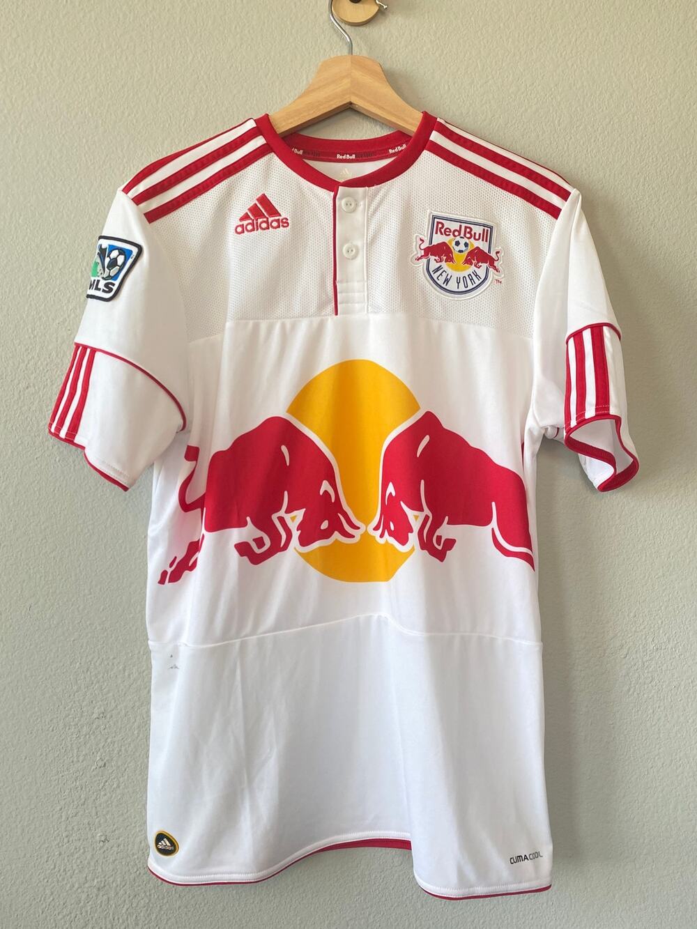 Adidas 2010 NY Red Bulls Thierry Henry 14 Soccer Jersey Youth XL Blockcore